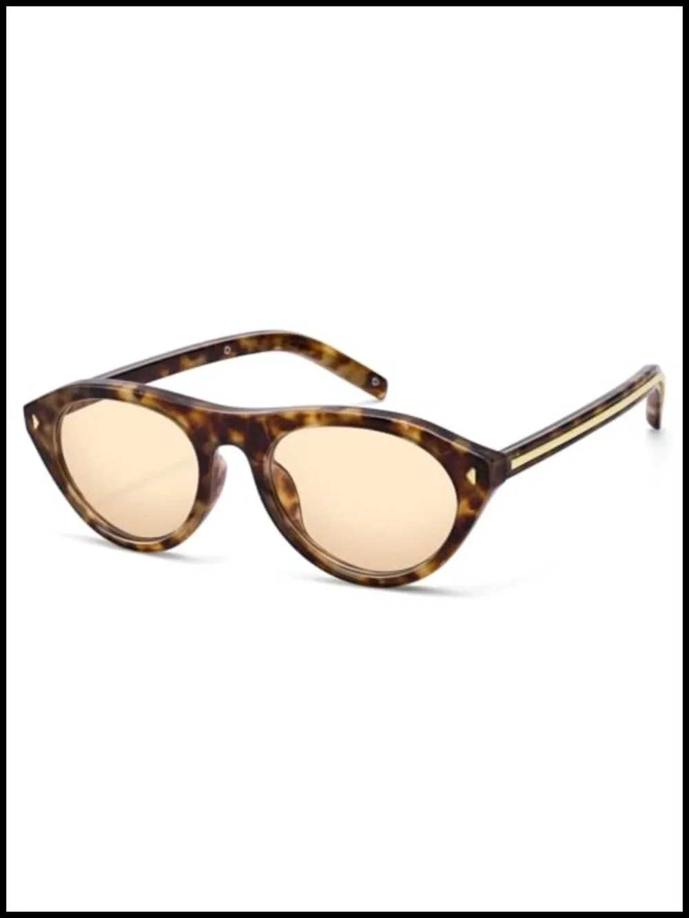 Retro Oval Cat Eye Sunglasses with UV400 Protection for Women
